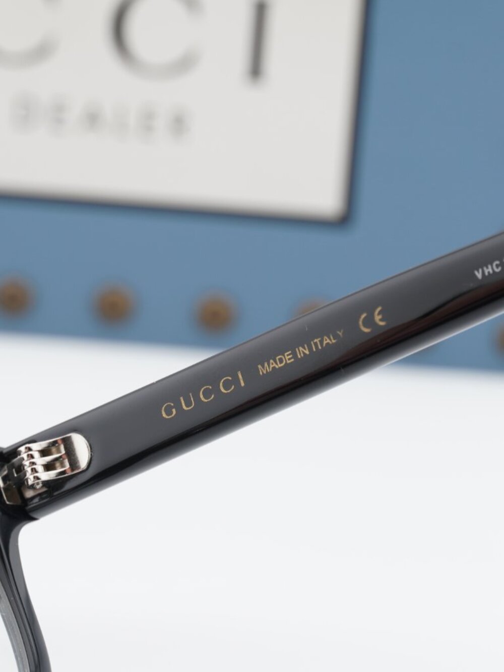 Gucci GG0004O 001 Square Eyeglasses - Black 53mm - Picture 8 of 10